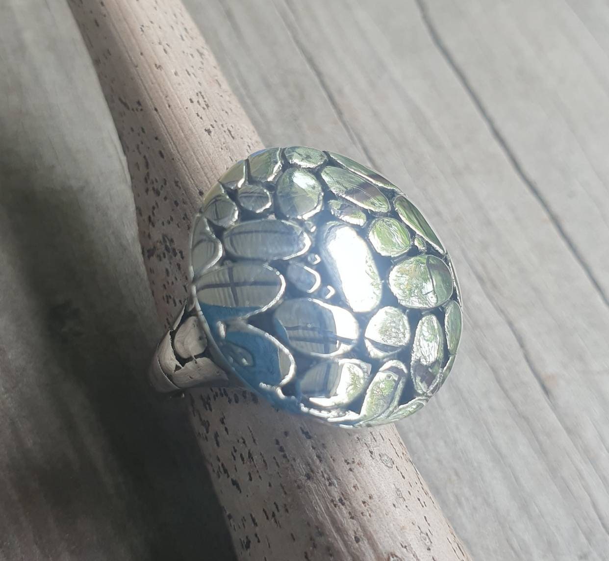 Large round ring, sterling silver, large plain chunky ring,wide silver ring,bold and beautiful