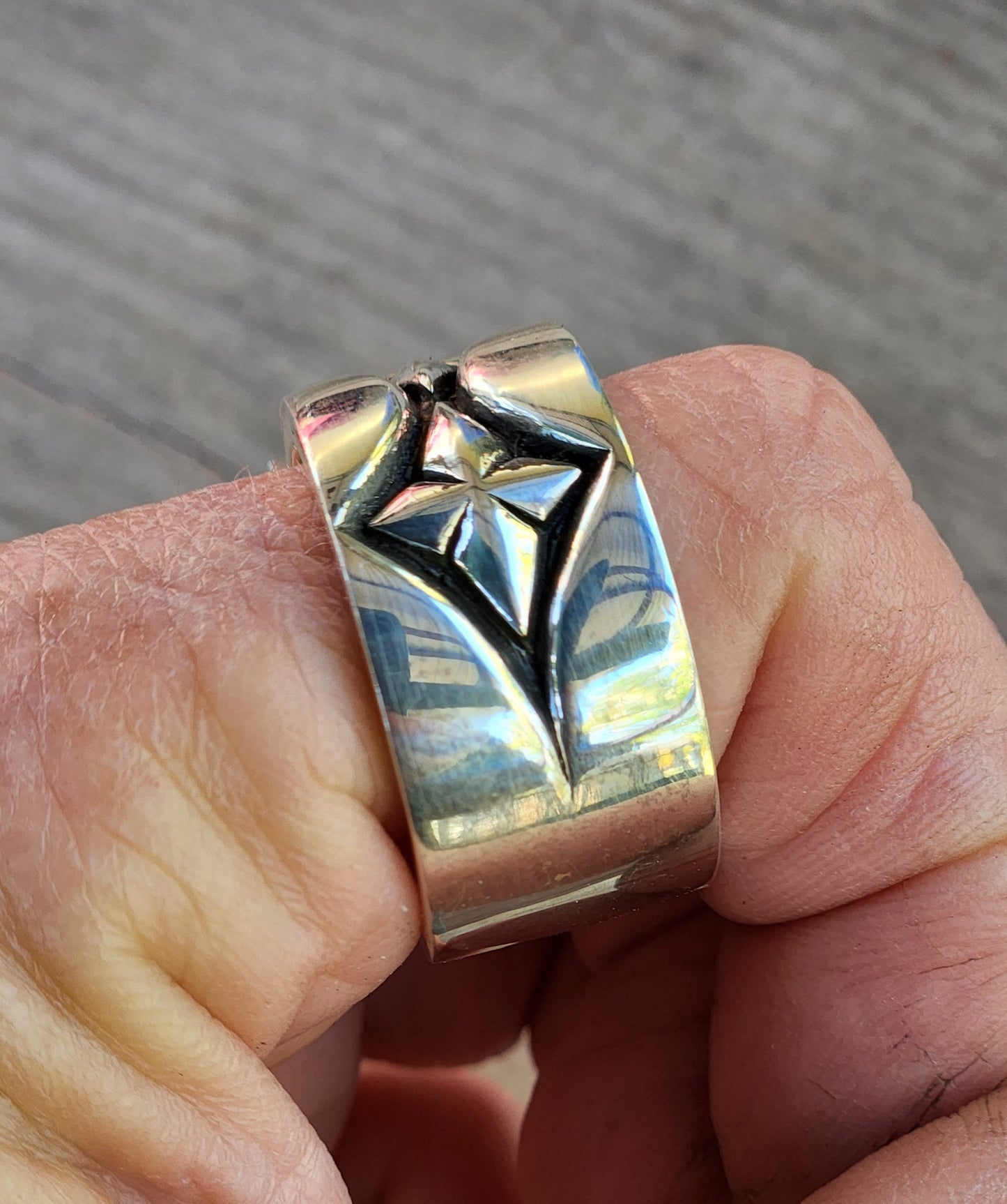 Wide silver ring, 14 mm heavy silver band,chunky,sterling silver, industrial,handmade,wedding band, plain silver,hipster,wide band,