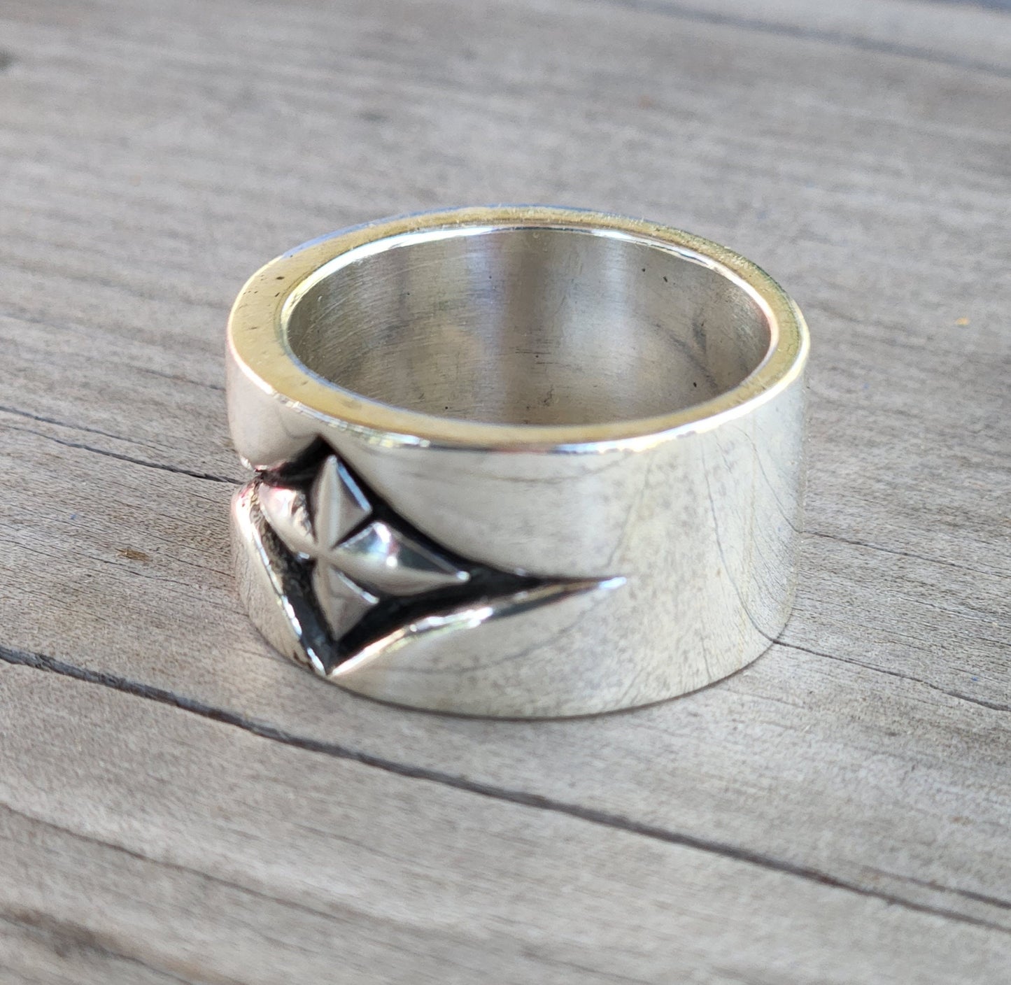 Wide silver ring, 14 mm heavy silver band,chunky,sterling silver, industrial,handmade,wedding band, plain silver,hipster,wide band,