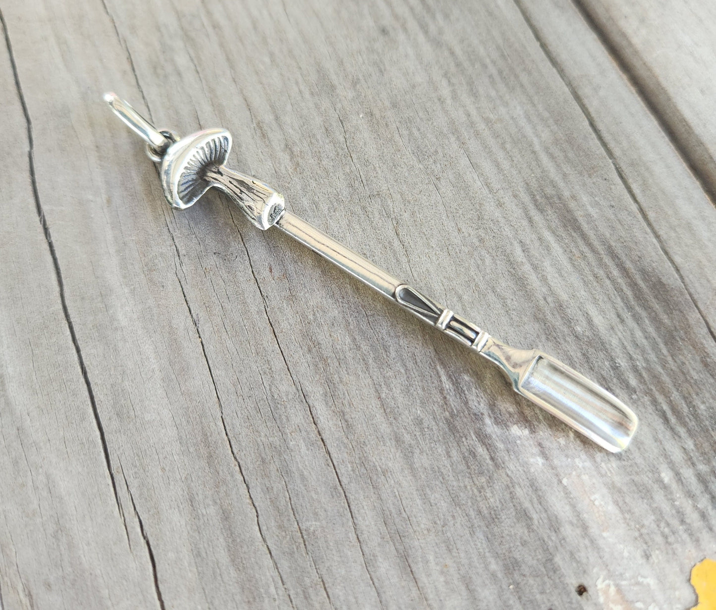Owl,eagle,Swallow spoon pendant, 925 sterling silver,Hopi,mapacho,nicotiana rustica,owl,Mushroom pendant,spoon key ring,spice spoon,handmade