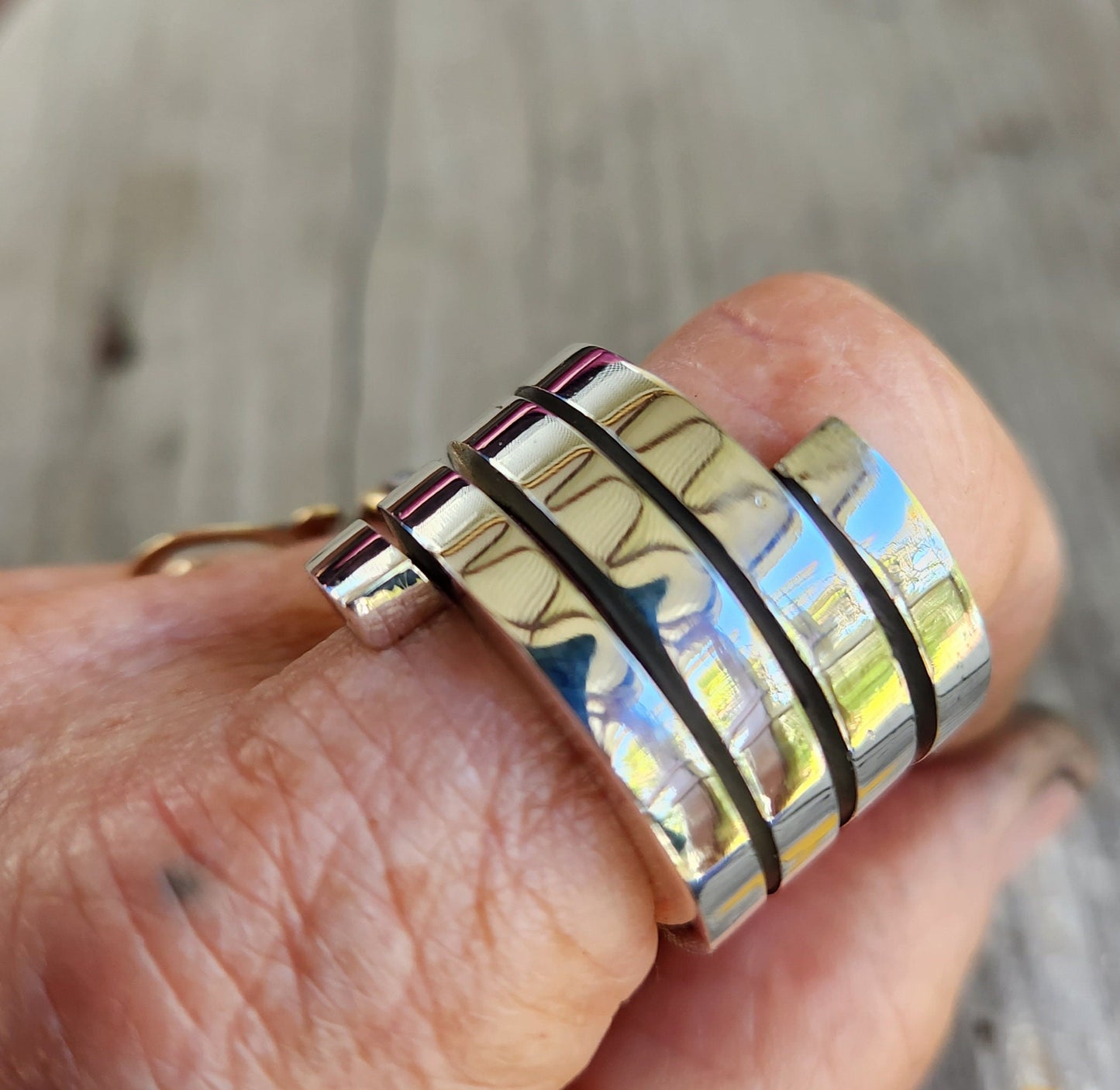 Wide coil ring,chunky spiral,heavy solid sterling,silver ring,industrial handmade spring,plain wedding,dress ring,