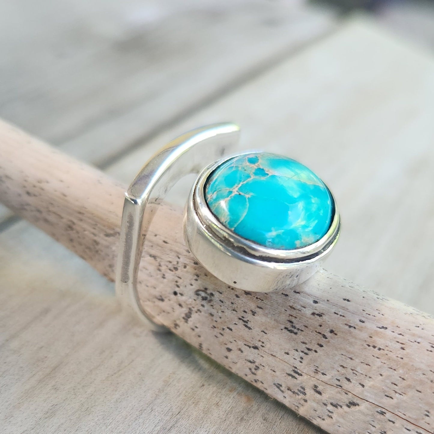 Large black stone ring, 925 sterling silver,black acrylic hand made,boho,chic,goddess,woodland
