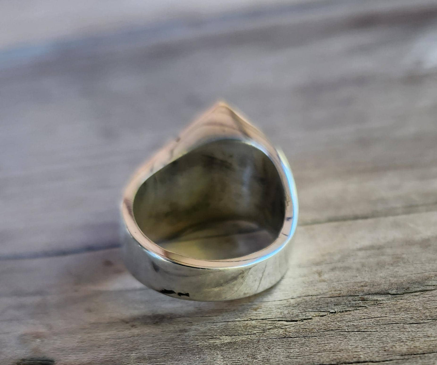 Solid plain ring,sterling silver, chunky high top,handmade,ladies fashion,wide silver ring