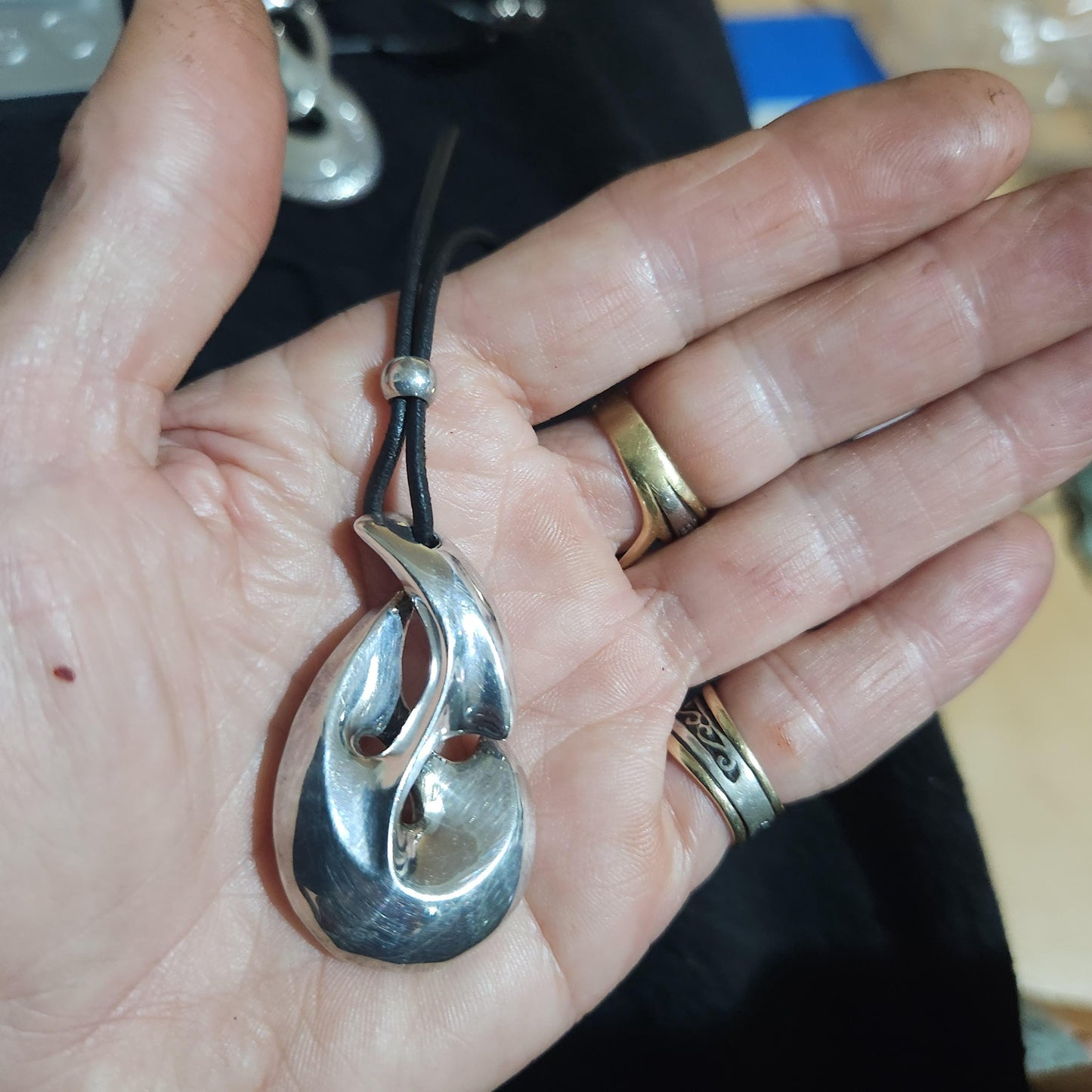 Swirl Maori pendant,sterling silver,gypsy,koru, tribal,new age,handmade,Celtic ,Maori koru,