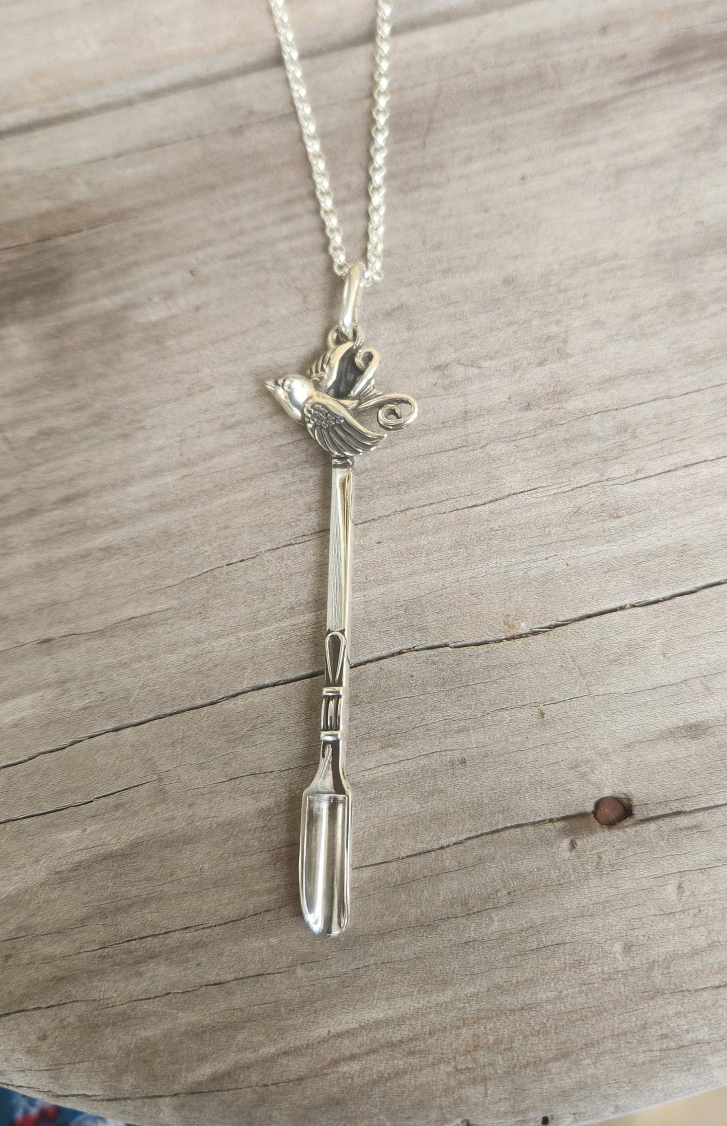 Owl,eagle,Swallow spoon pendant, 925 sterling silver,Hopi,mapacho,nicotiana rustica,owl,Mushroom pendant,spoon key ring,spice spoon,handmade