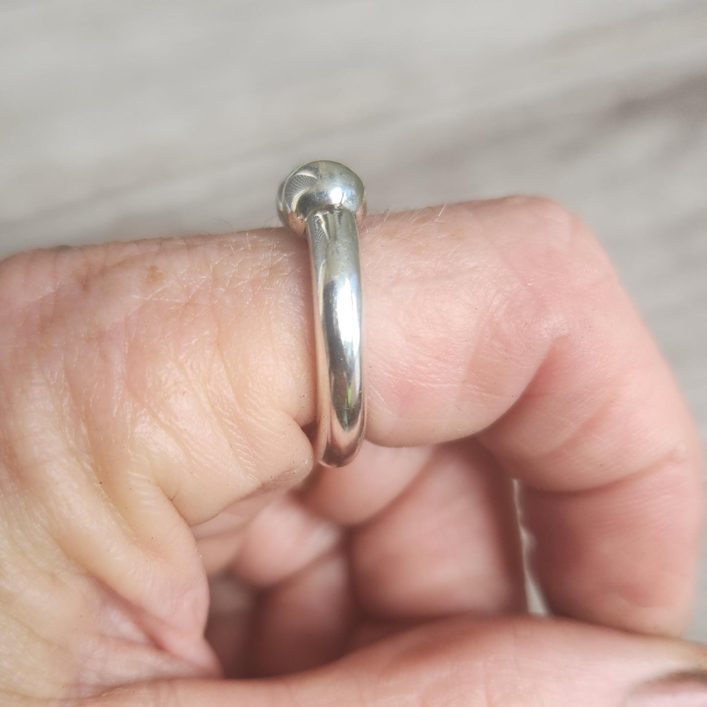 Ball horseshoe ring,925 sterling silver,lucky ring, handmade,rockabilly,hipster,boho shic,gypsy,lucky horseshoe,goddess,new age