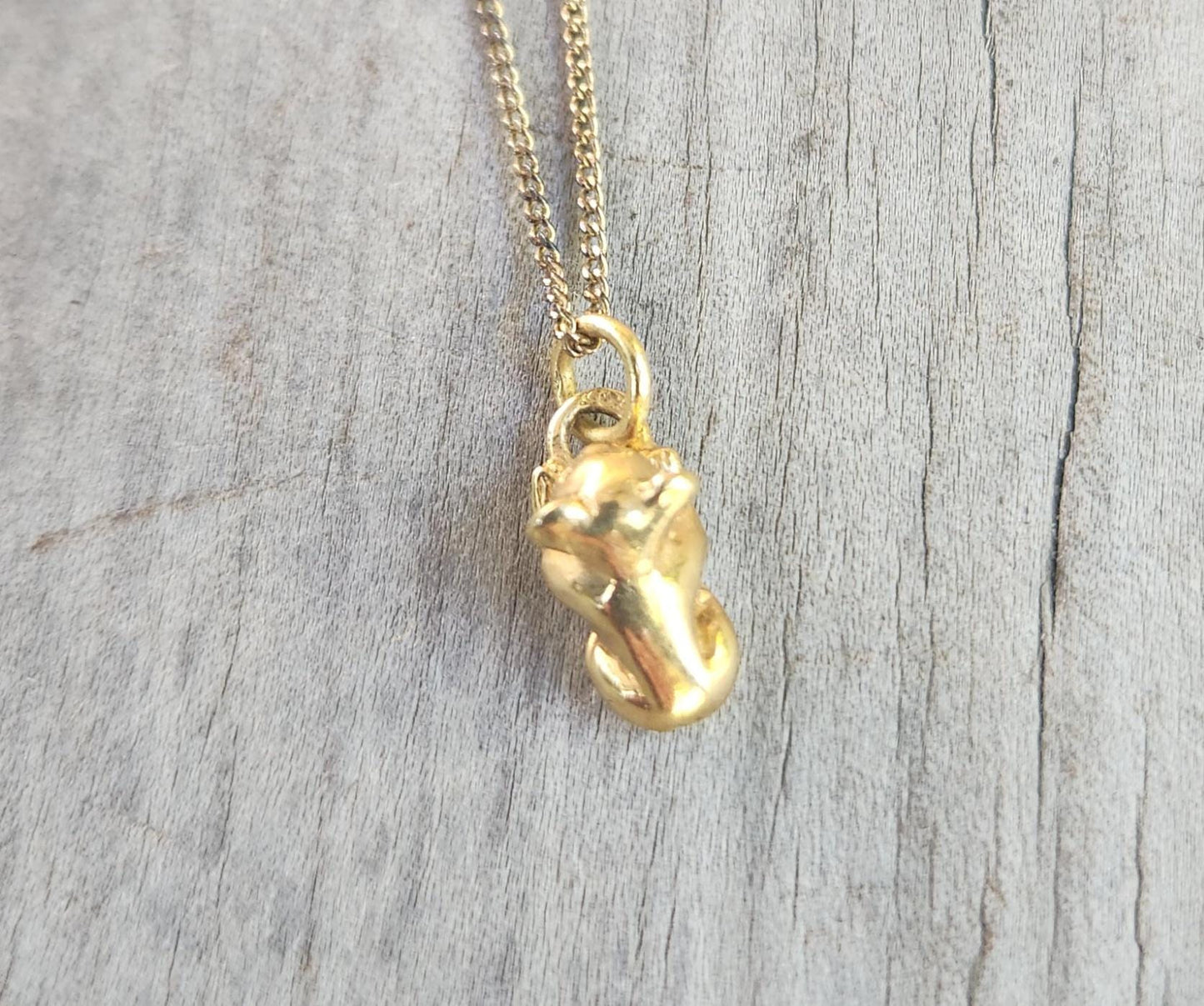 18k gold Koala bear charm,tiny and cute 18ct gold, Australian animal jewellery,