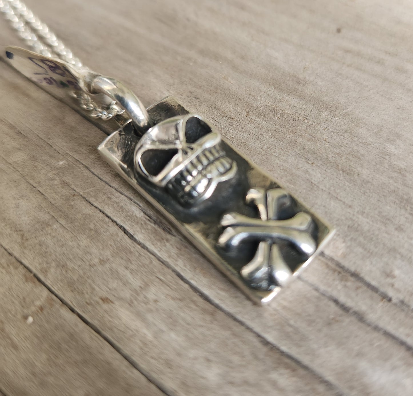 skull and crossbone pendant,925 sterling,pirate, gothic ,punk,hipster,vintage,unisex,handmade,mens fashion,rockabilly,boho,grunge