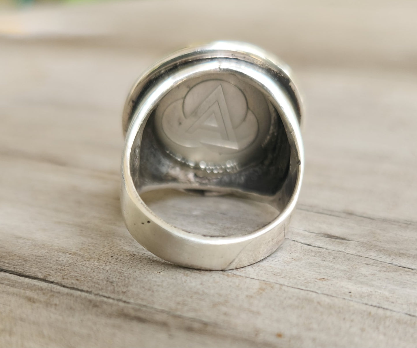 Australian Silver coin ring,99%pure silver minted coin,set in sterling silver "real money beyond the great reset"