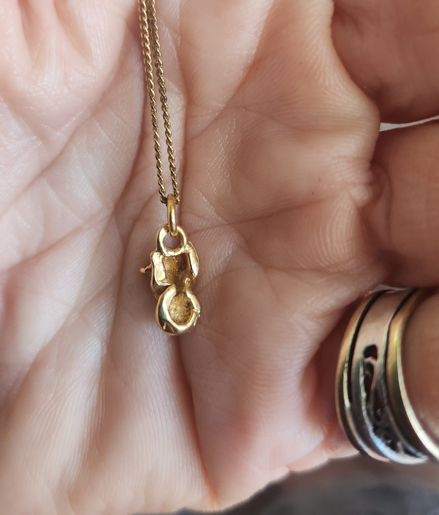 Gold koala bear,18k charm, tiny pendant