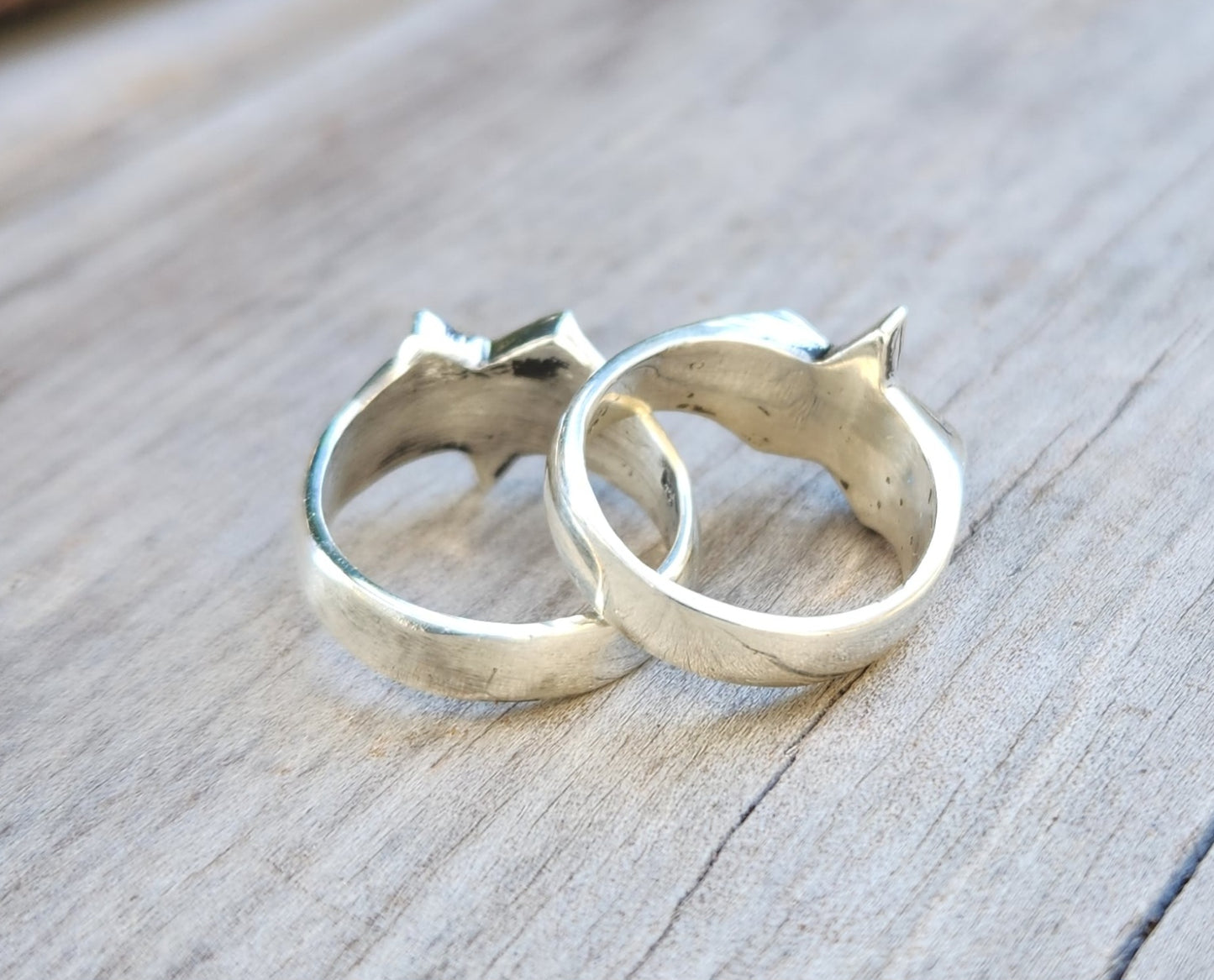 Small caltex star ring,sterling silver, 925 pinkie ring