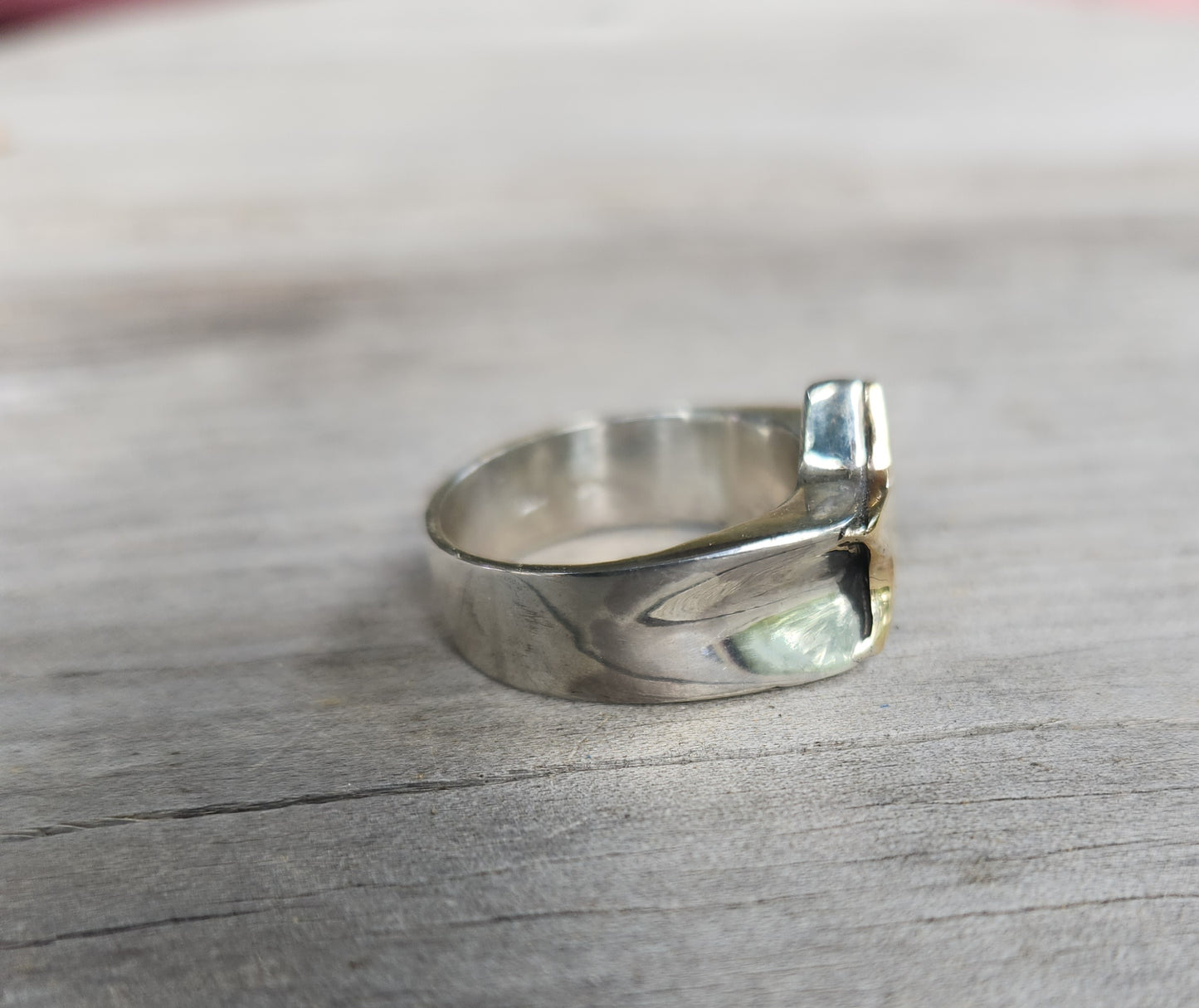 9k star ring,Sterling silver,solid flat star,astrology,small.5 pointed star,goddess,boho,chunky,new age,