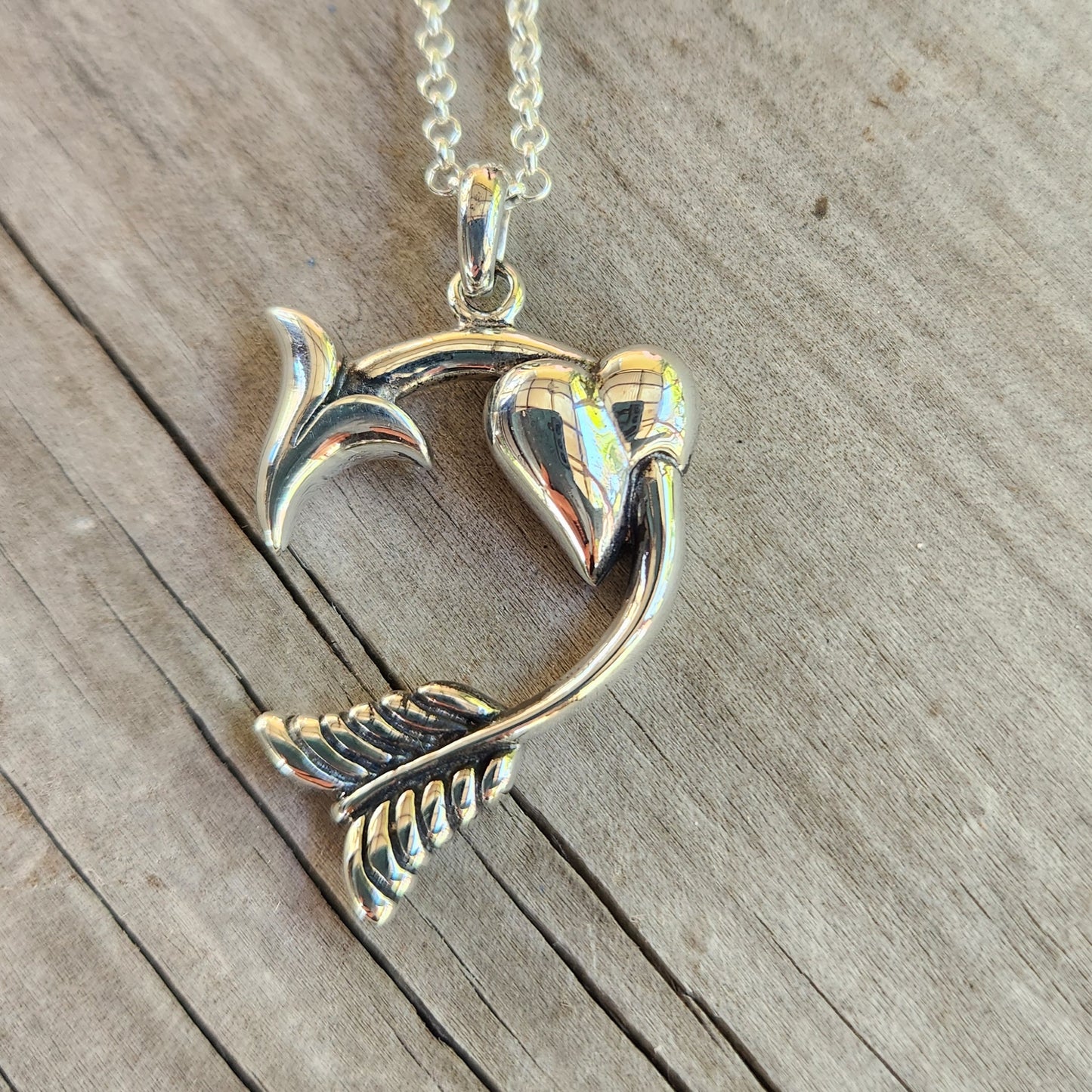 sterling silver cupid heart arrow pendant rockabilly steampunk gothic punk victorian gypsy hippy boho