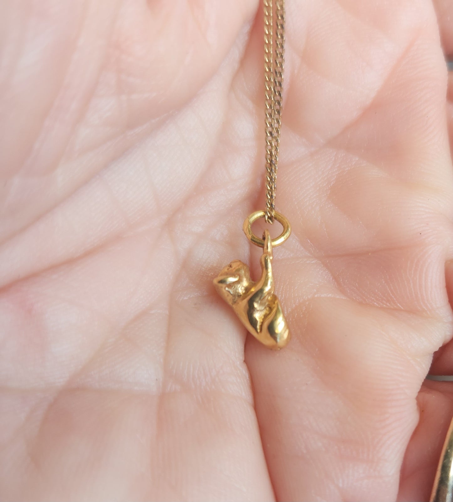 Gold koala bear,18k charm, tiny pendant