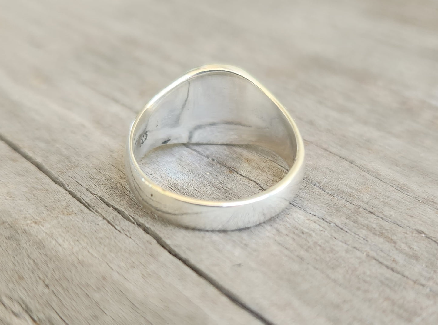 Anarchy ring,small, round top, sterling silver, signet,pinkie ring, punk,alternative, steampunk,handmade,sid vicious,rebel,biker,