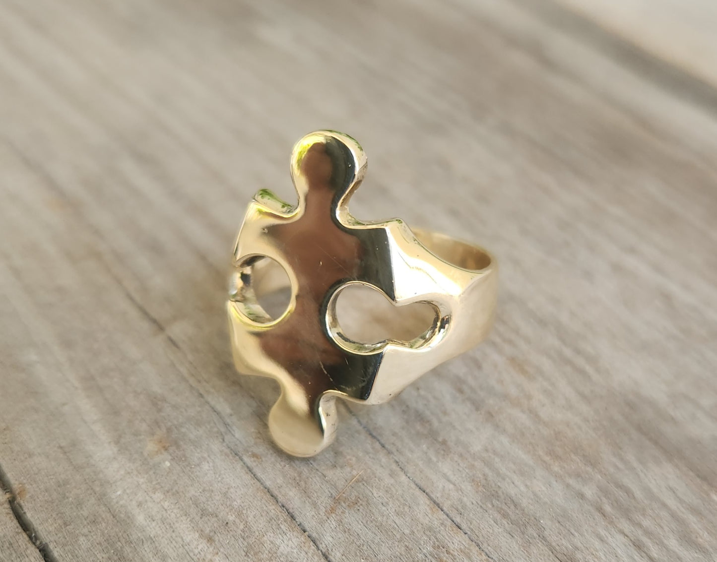 Jigsaw puzzel ring,sterling silver,long plain silver ring,modern minimalist, signet ring