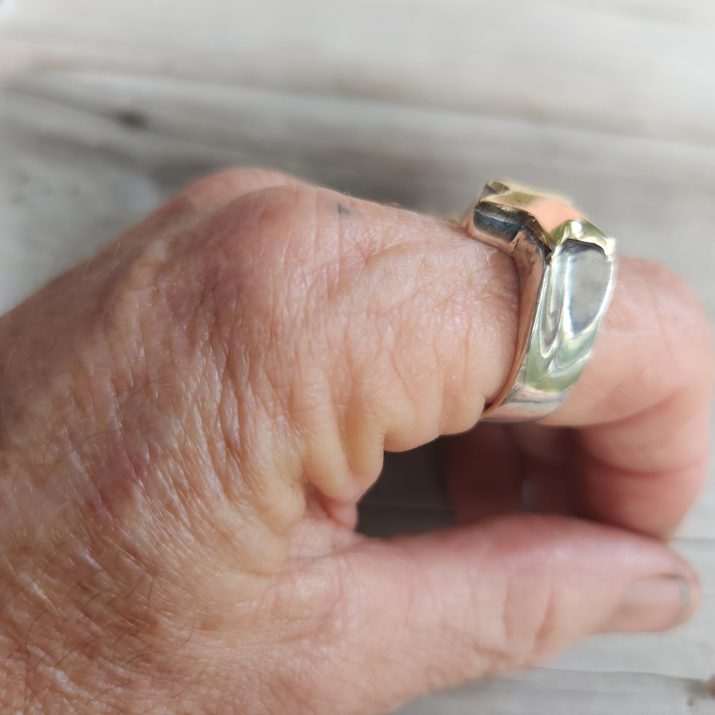 9k star ring,Sterling silver,solid flat star,astrology,small.5 pointed star,goddess,boho,chunky,new age,