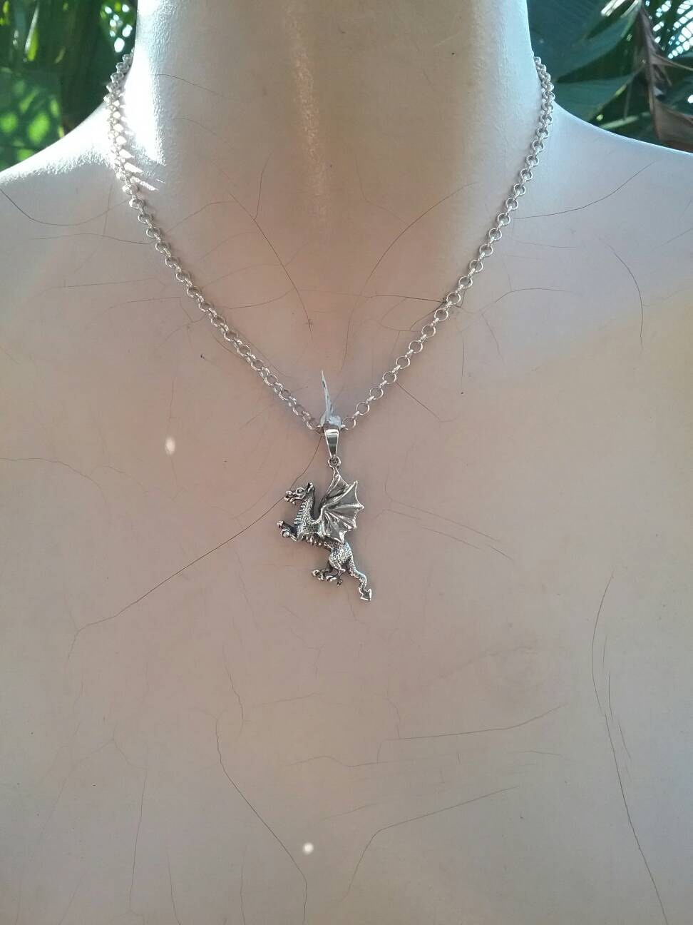 gold Dragon pendant,9k gold,mythical,new age,medieval,fantasy