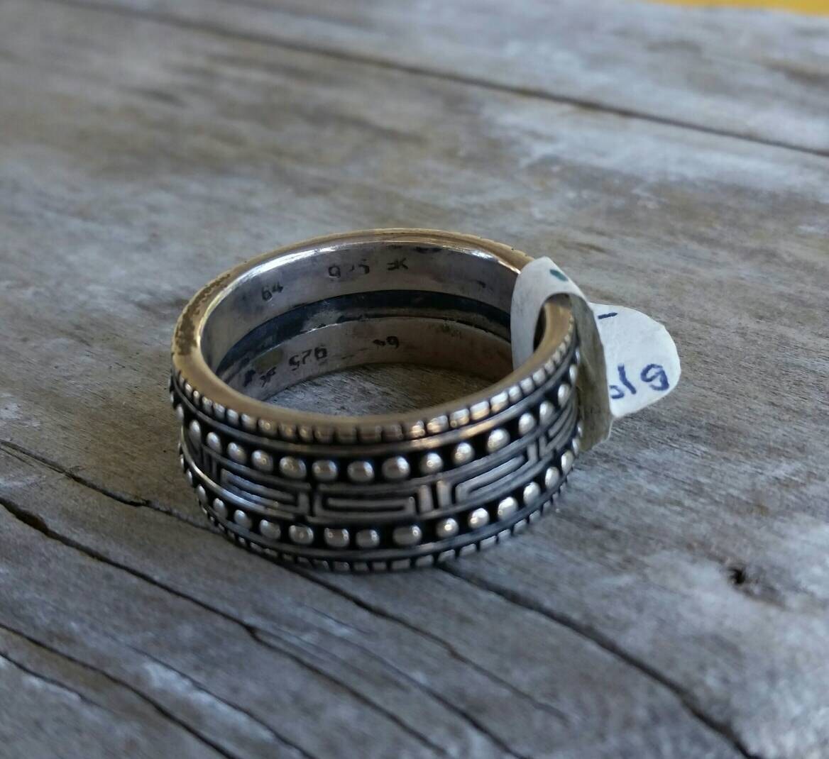 Sterling silver ring,Aztec ,tribal,chunky band, wedding,hipster,gypsy,boho,ethnic,Celtic,handmade,hipster,rock,vintage,rustic,unisex ring