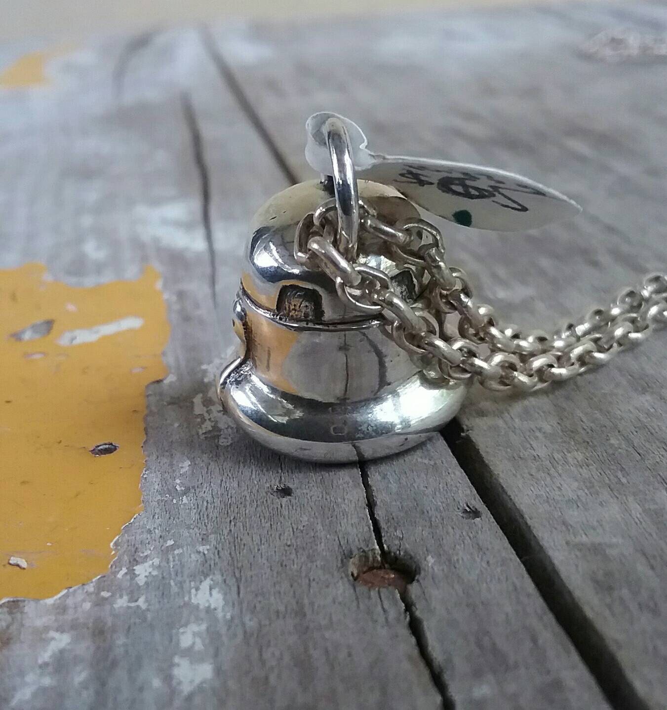 STORM TROOPER, pendant, charm,sterling silver,vintage,