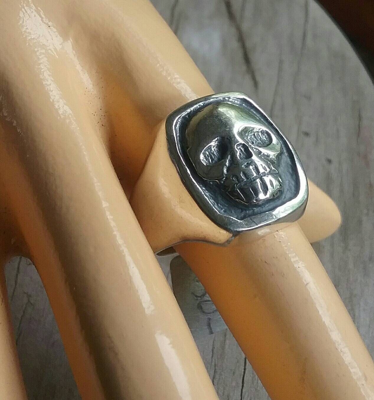 phantom ring,Skull,signet ring, comic,sterling silver,handmade, mens fashion,chunky ring,oxidized silver,steampunk
