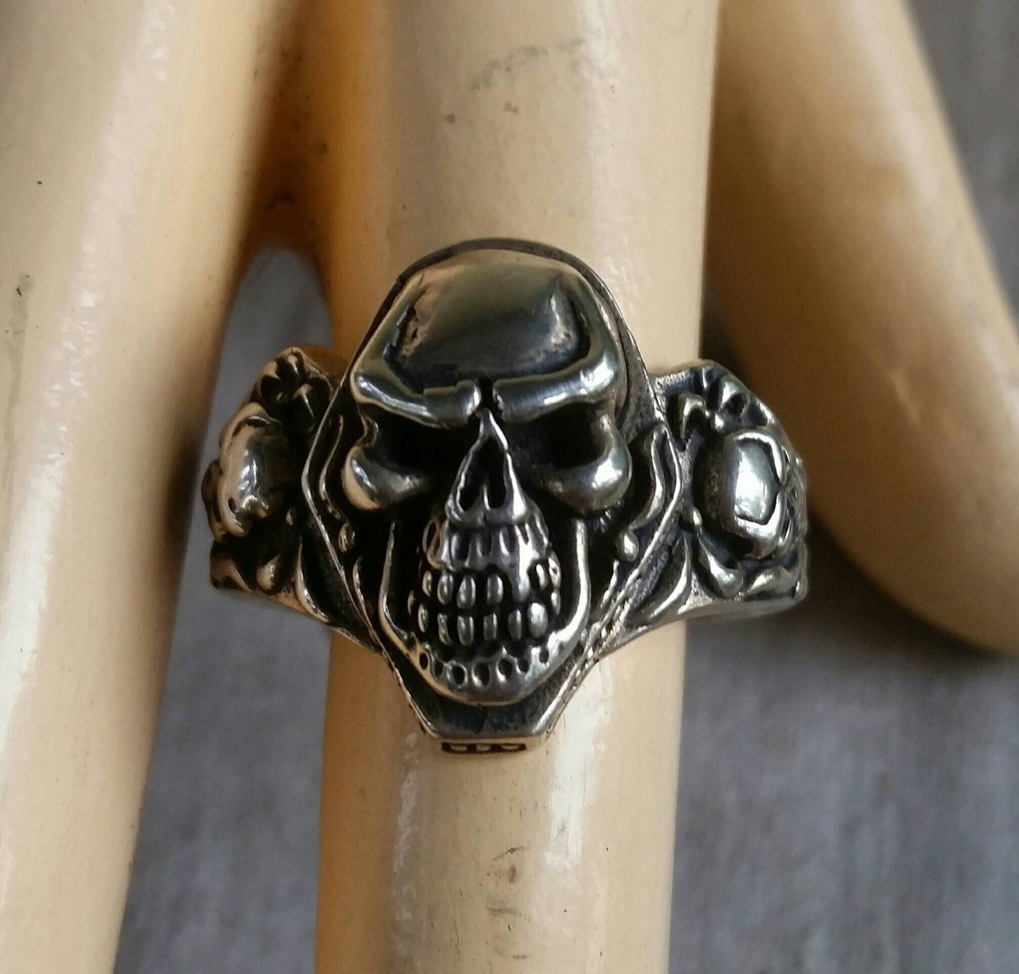 Skull ring, sterling silver,steampunk, gothic, punk,hipster,hand made,biker,sugar skull,unisex skull ring,skull wedding ring,