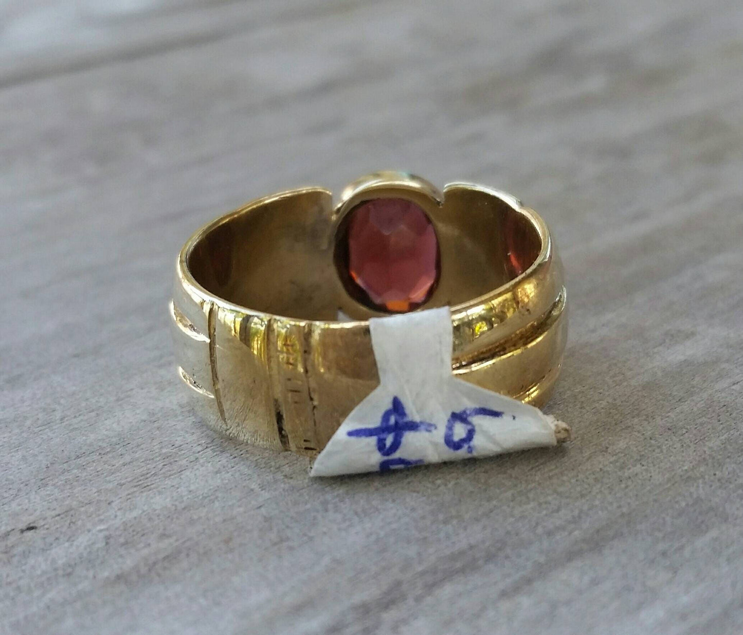 Garnet ring,9ct gold,hand made,boho,unisex,wedding ring,designer,made to order