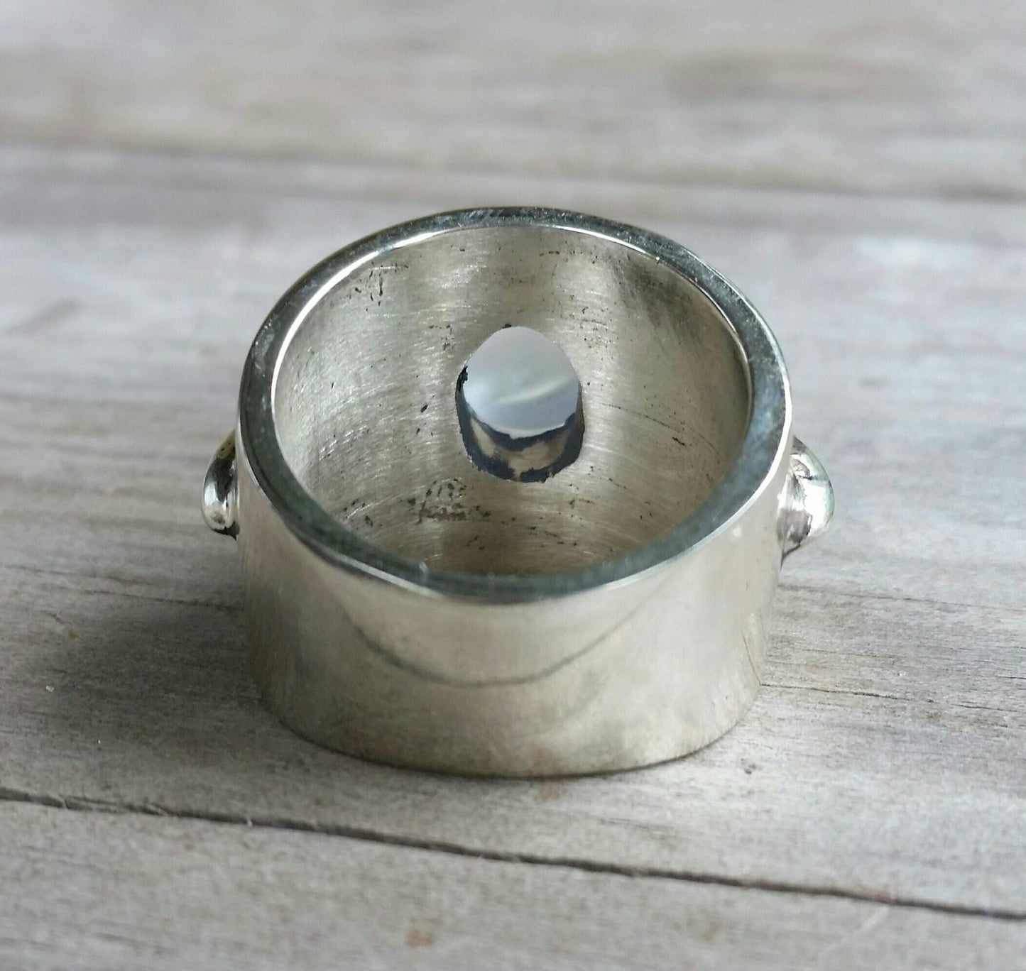 labradorite ring,heavy ring, sterling,wide silver ring,boho,goddess,chunky ring,steampunk,scroll,victorian,antique, handmade,labrodite