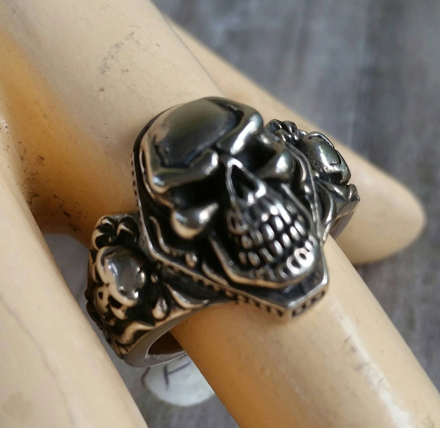 Skull ring, sterling silver,steampunk, gothic, punk,hipster,hand made,biker,sugar skull,unisex skull ring,skull wedding ring,