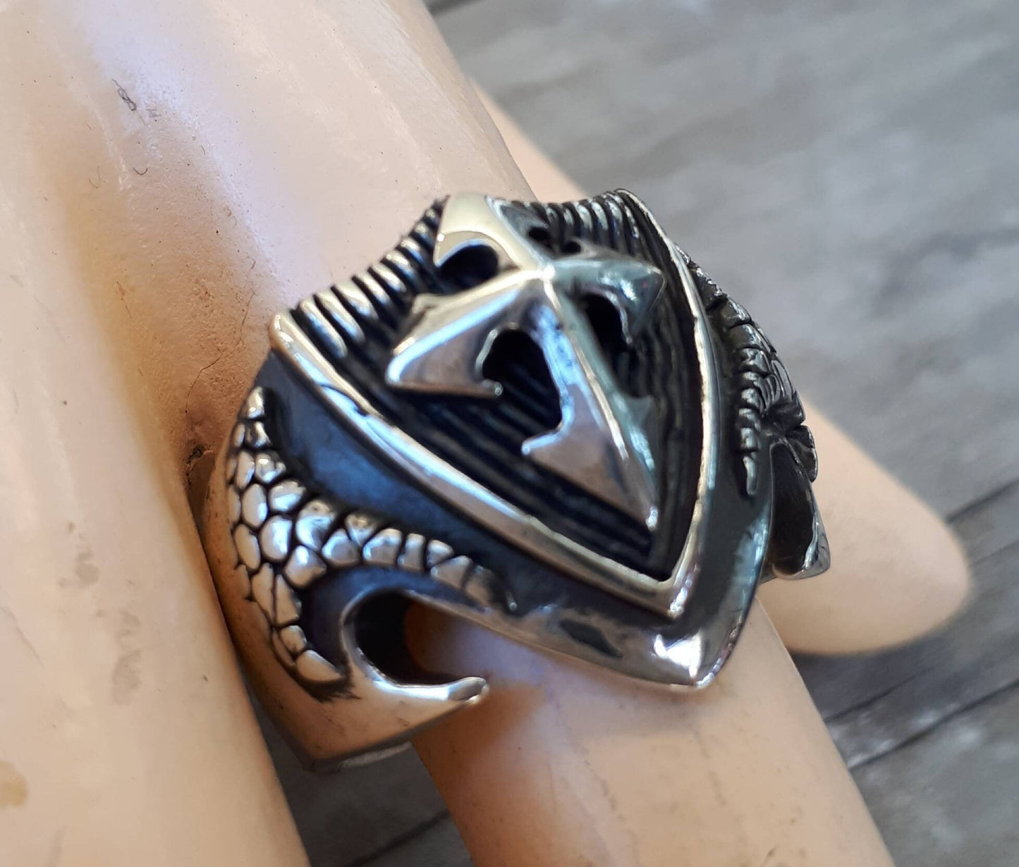 cross ring,solid,sterling silver,knights templar,christian,medieval,shield,religious,steampunk,goth,grunge,vintage,dragon,snake skin,