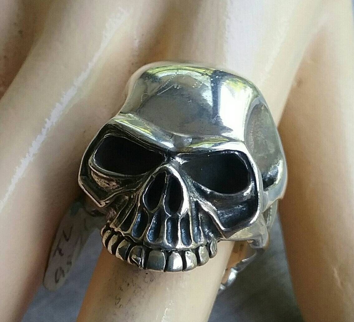 Skull ring,sterling silver, steampunk,gothic,Keith Richard's skull, punk,biker,hand made,hipster,pirate,medievil,mens fashion,