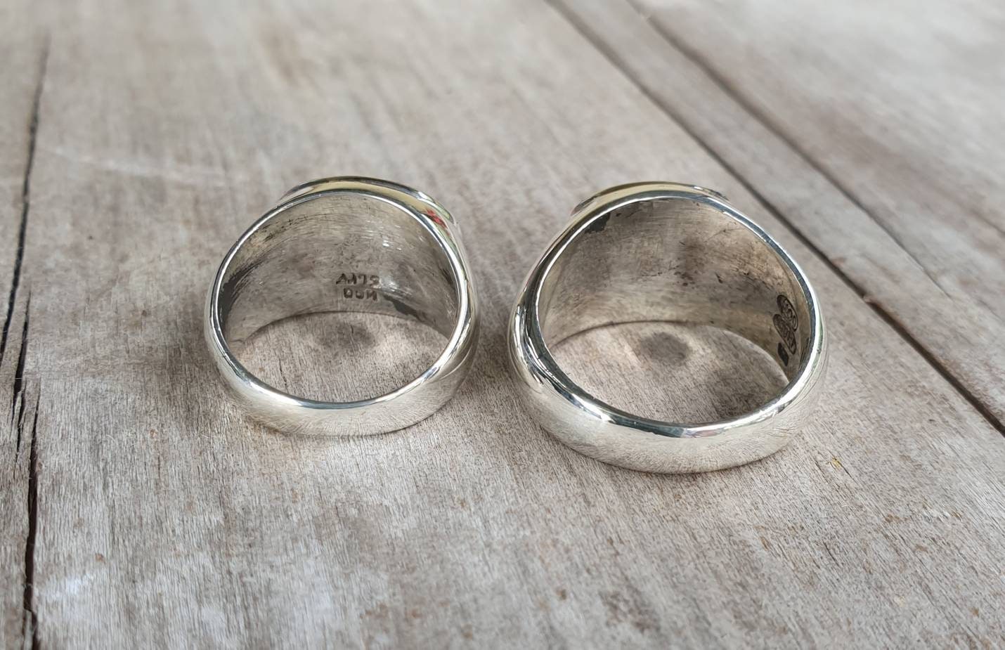 Signet ring,oval top, ring,solid signet,sterling silver,chunky,handmade,boho,college ring,blank ring,plain silver signet,unisex