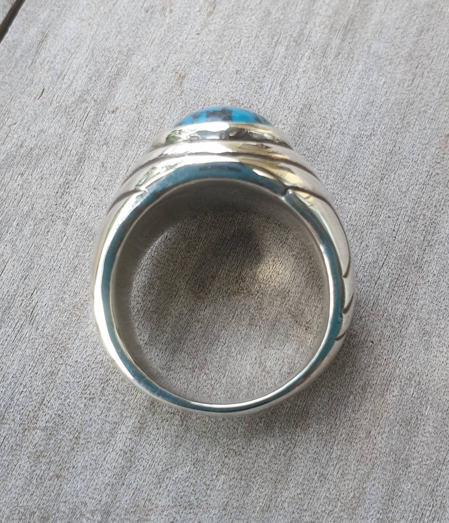 Hemitite ring, sterling silver,chunky,heavy and solid,modern bespoke,boho,mans dress wedding dress ring