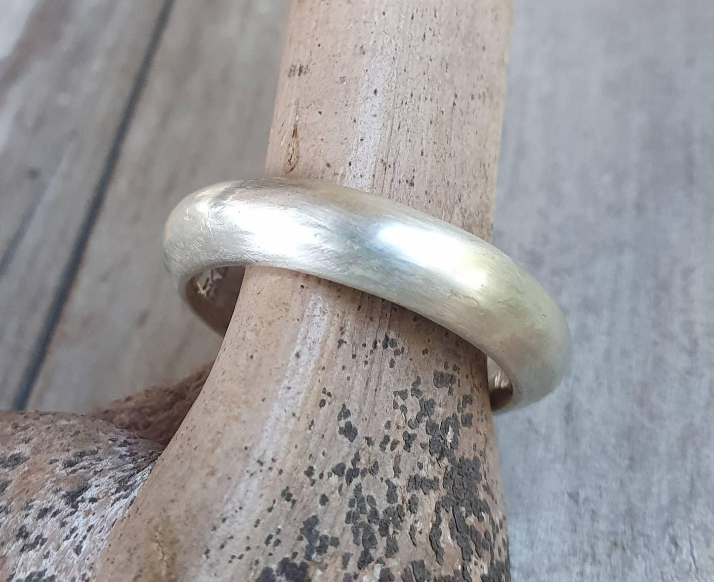 Silver band,solid 6mm,sterling silver ring,chunky high round band,wedding, dress ring,boho,unisex,handmade,d shape ring,chunky ring,