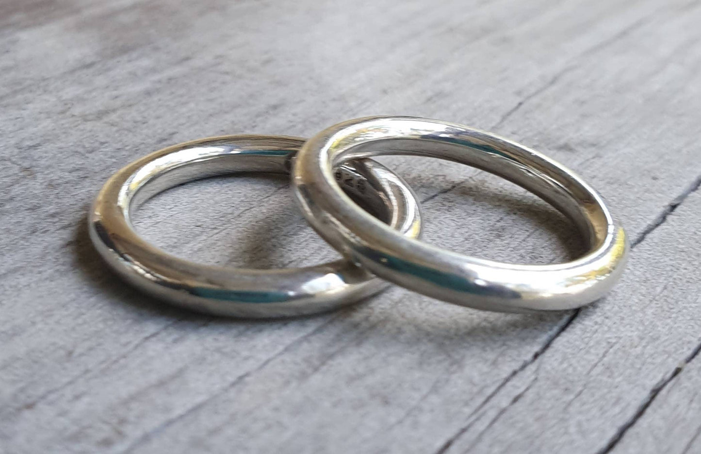 Chunky ring,sterling silver,3mm halo ring,solid round band,handmade,boho,goddess,round wedding bands,thick silver rings,