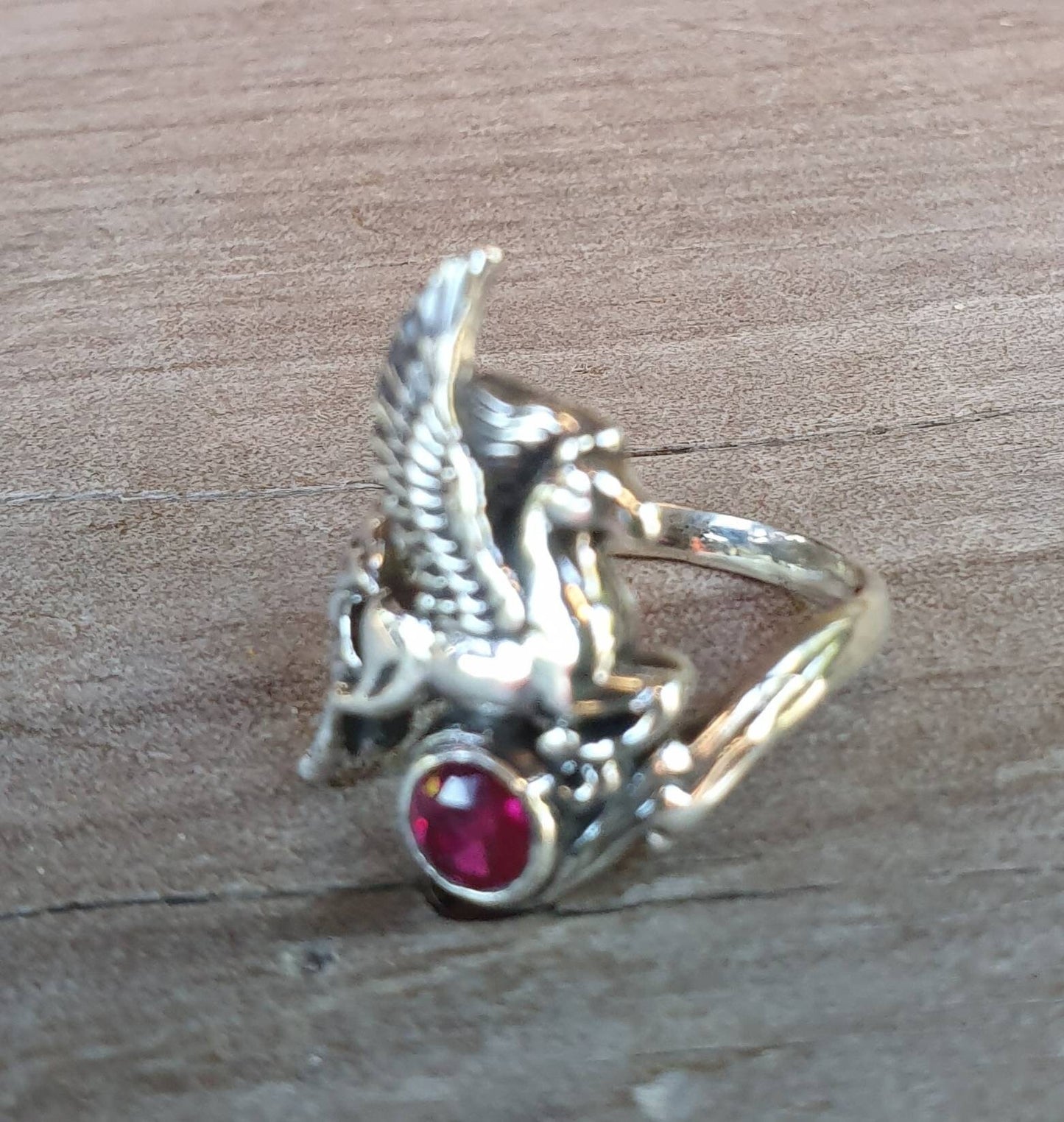 PEGASUS,mythical horse,sterling silver,unicorn, fantasy ring,alternative,new age,boho,hippy,art nouveau,goddess,womens fashion,magic,merlin
