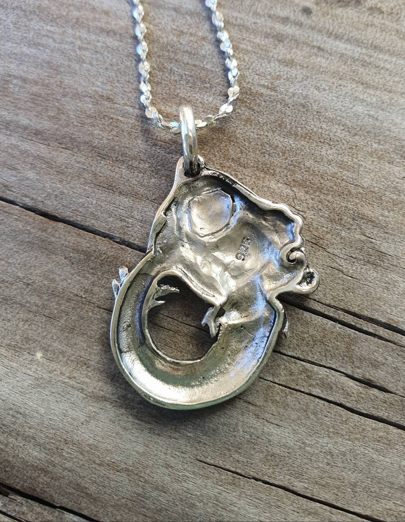 Mermaid pendant,sterling silver,cute elfin mermaid, Melusine,Melusina,mythical,goddess,handmade, mythology,boho,gypsy,folk lore,