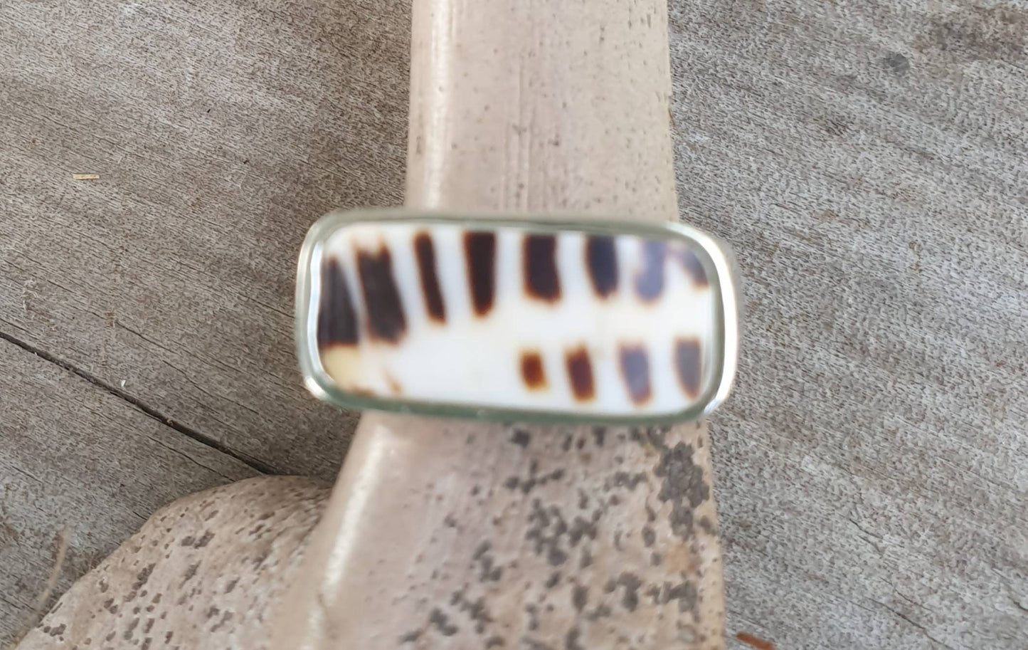 Rectangle ring,shell ring,sterling silver,chunky,handmade,Micheal Hutchence tribute,plain silver signet,Chunky,unisex