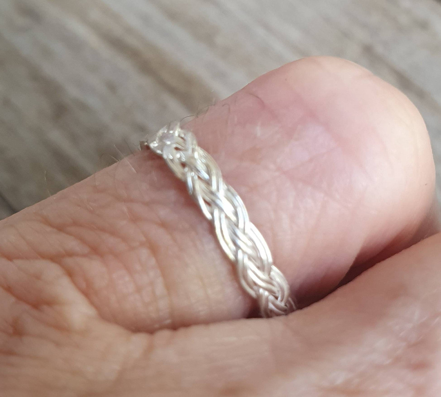 Stacker ring,Sterling silver,thin woven twist,tribal,ethnic band,twisted wire,fine,boho ring,thin silver ring,pinkie ring,wire ring.