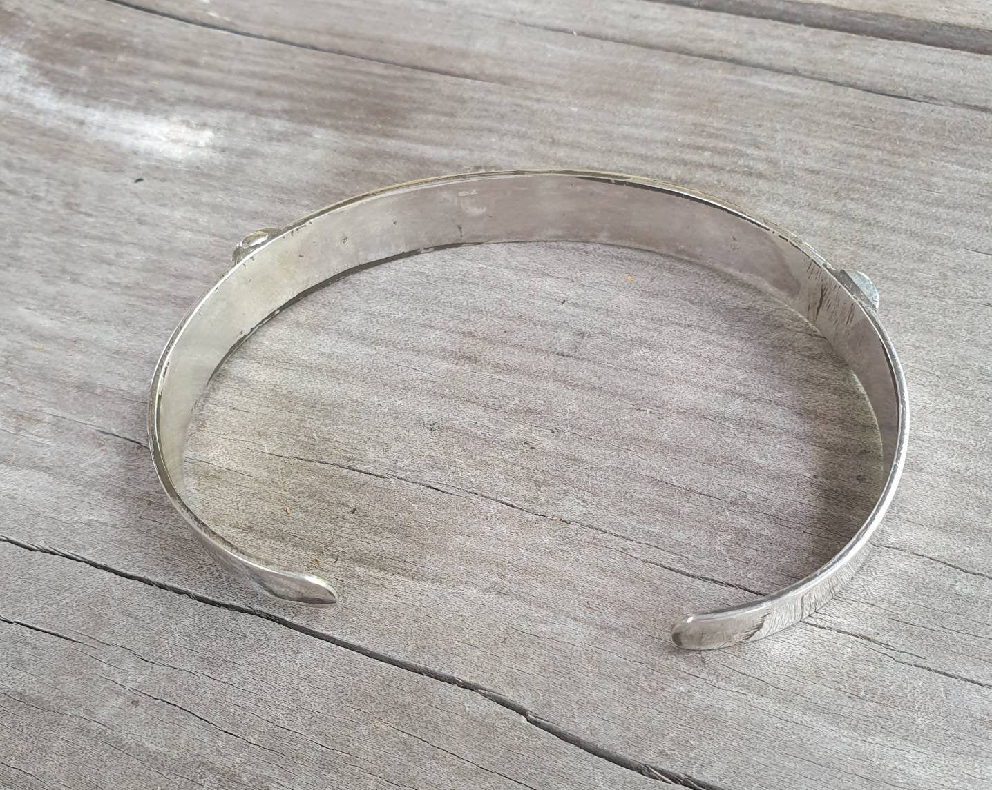 Wave cuff bracelet,sterling silver,wave bangle,tribal,unisex,boho,handmade