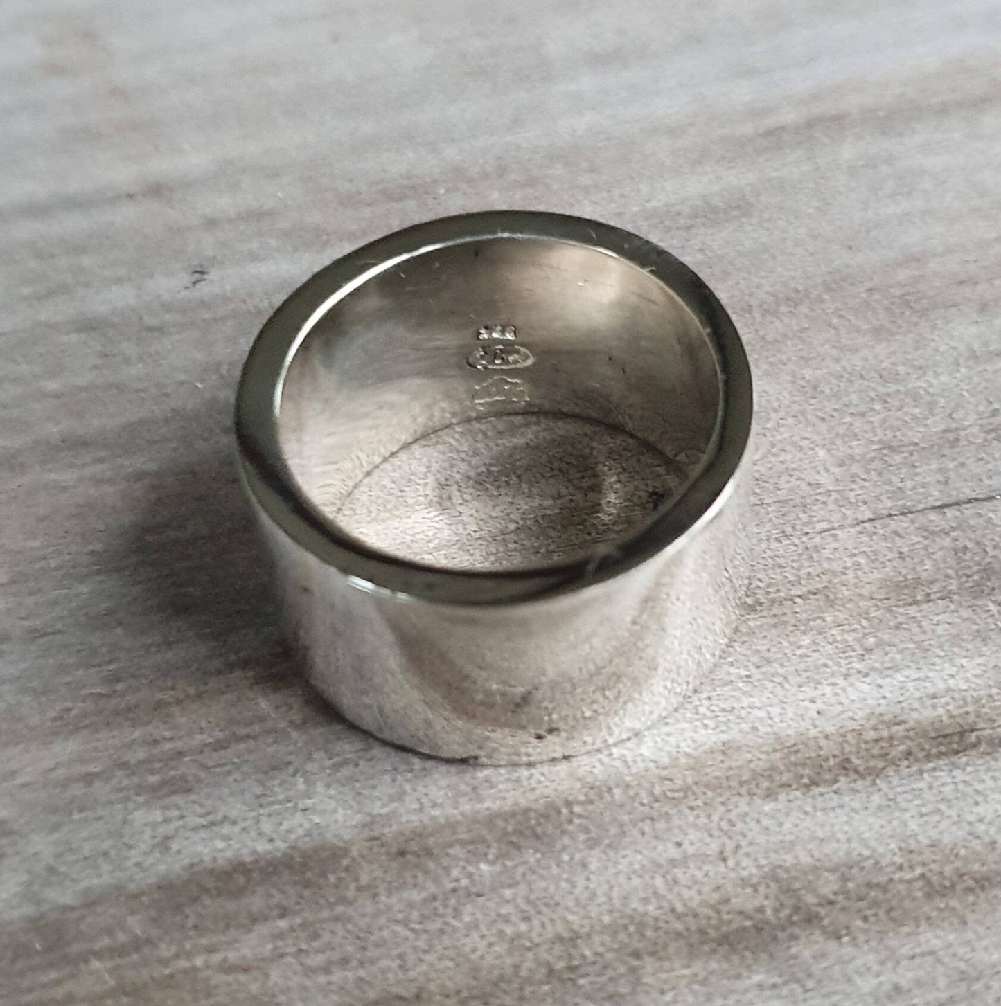 Wide solid ring,12mm sterling silver band,chunky,thick wedding dress ring