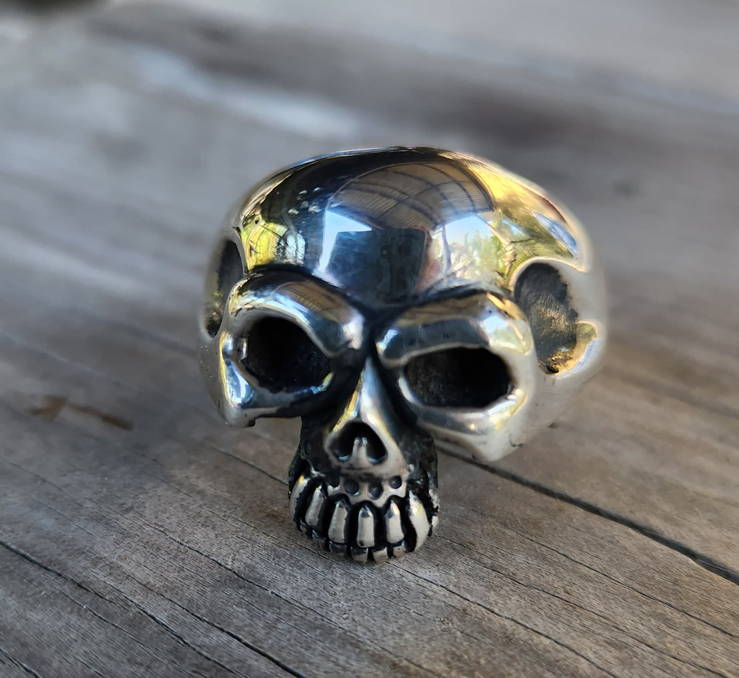 Skull ring,sterling silver, steampunk,gothic,Keith Richard's skull, punk,biker,hand made,hipster,pirate,medievil,mens fashion,