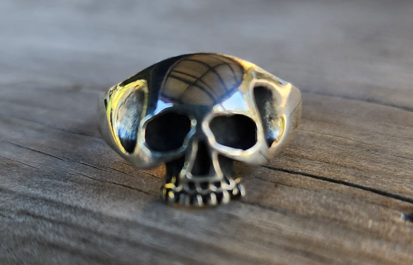 Small skull ring,sterling silver, signet,solid skull, steampunk, gothic ,punk,women's skull,skull pinkie,handmade,boho,hipster,rockabilly