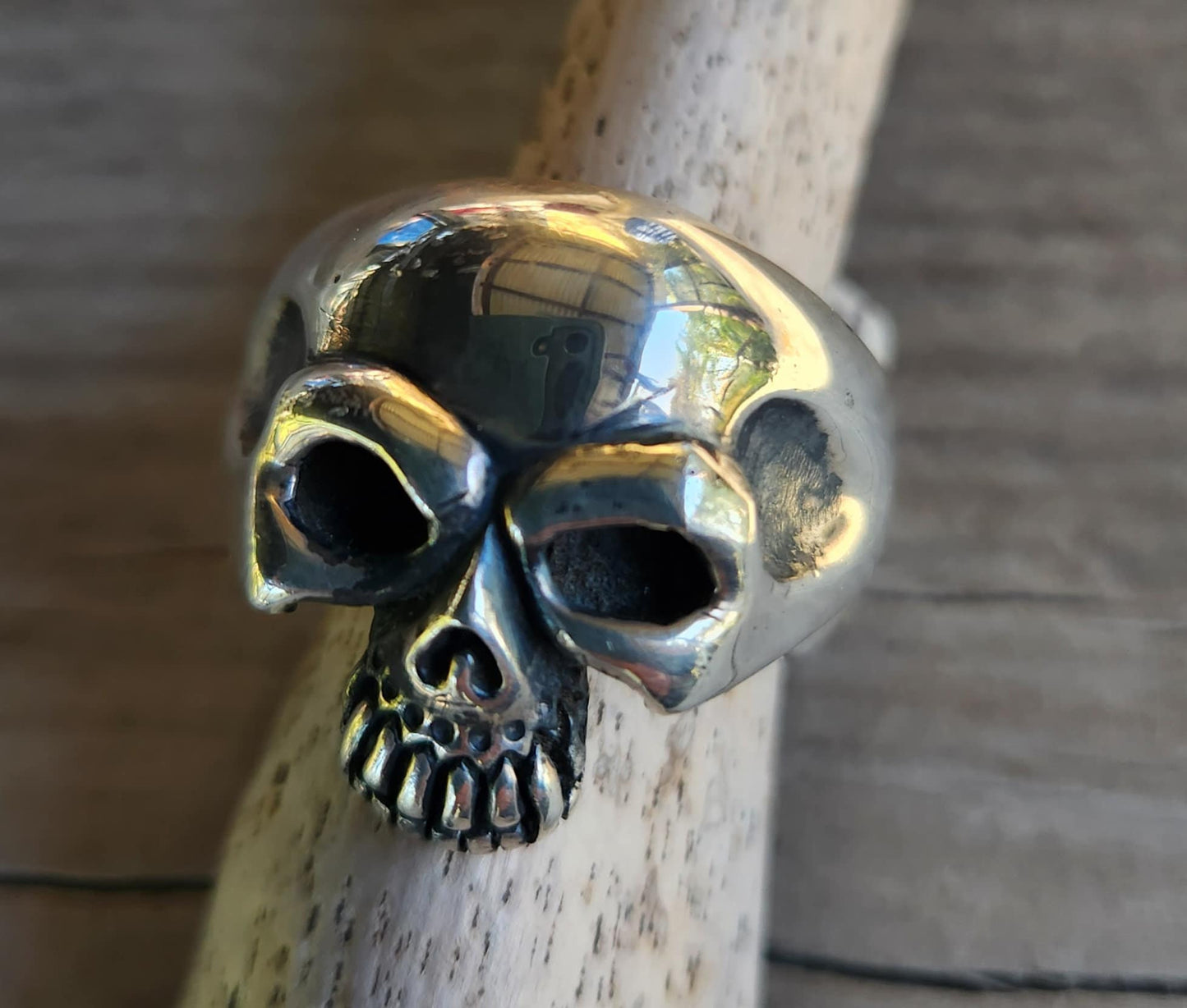 Skull ring,sterling silver, steampunk,gothic,Keith Richard's skull, punk,biker,hand made,hipster,pirate,medievil,mens fashion,