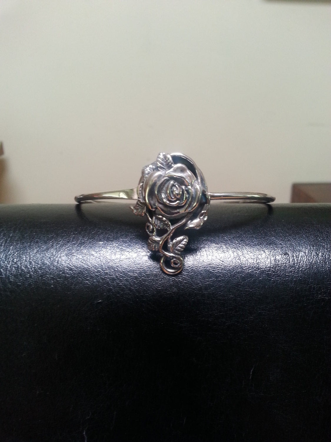 rose bangle,bracelet,sterling silver,handmade, art nouveau,vintage, boho,gypsy, hippy,goddess,new age,