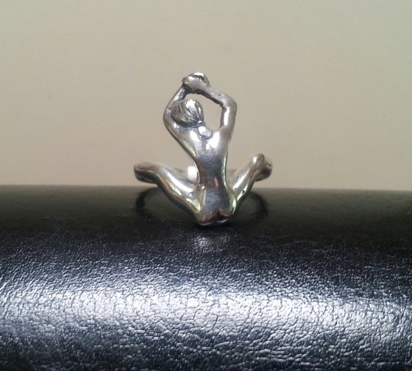 naked lady,unisex ring,sterling silver, art nouveau,designer,handmade ring,ladies body, goddess,gothic, victorian, ring boho, gypsy, hippy,