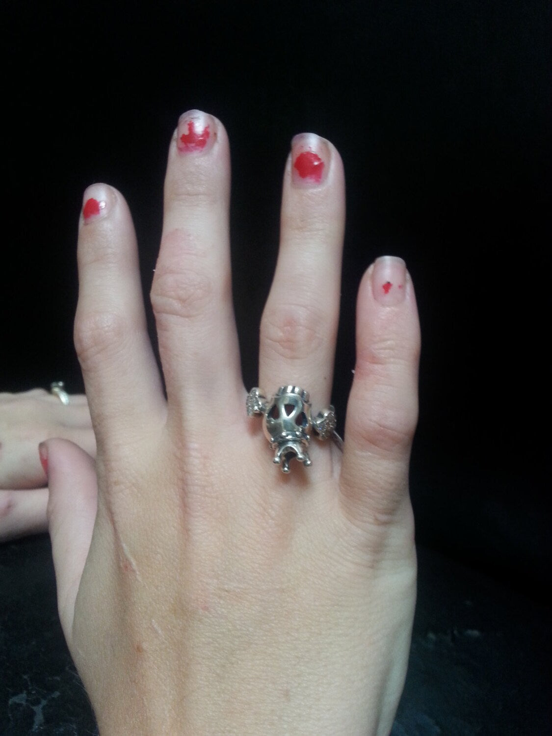 skull, crown ring,sterling silver, rockabiily, steampunk, gothic, victorian,womens fashion,ladies skull ring,handmade,boho,shic,hippy,gypsy