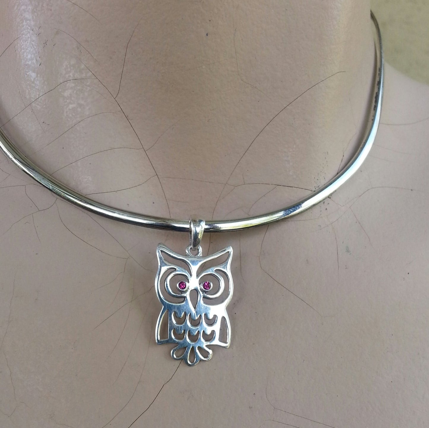 owl pendant,sterling silver,bird pendant,boho jewelry,gypsy,goddess,new age,silver owl,gemstone owl,owl silhouette,filegree,woodland