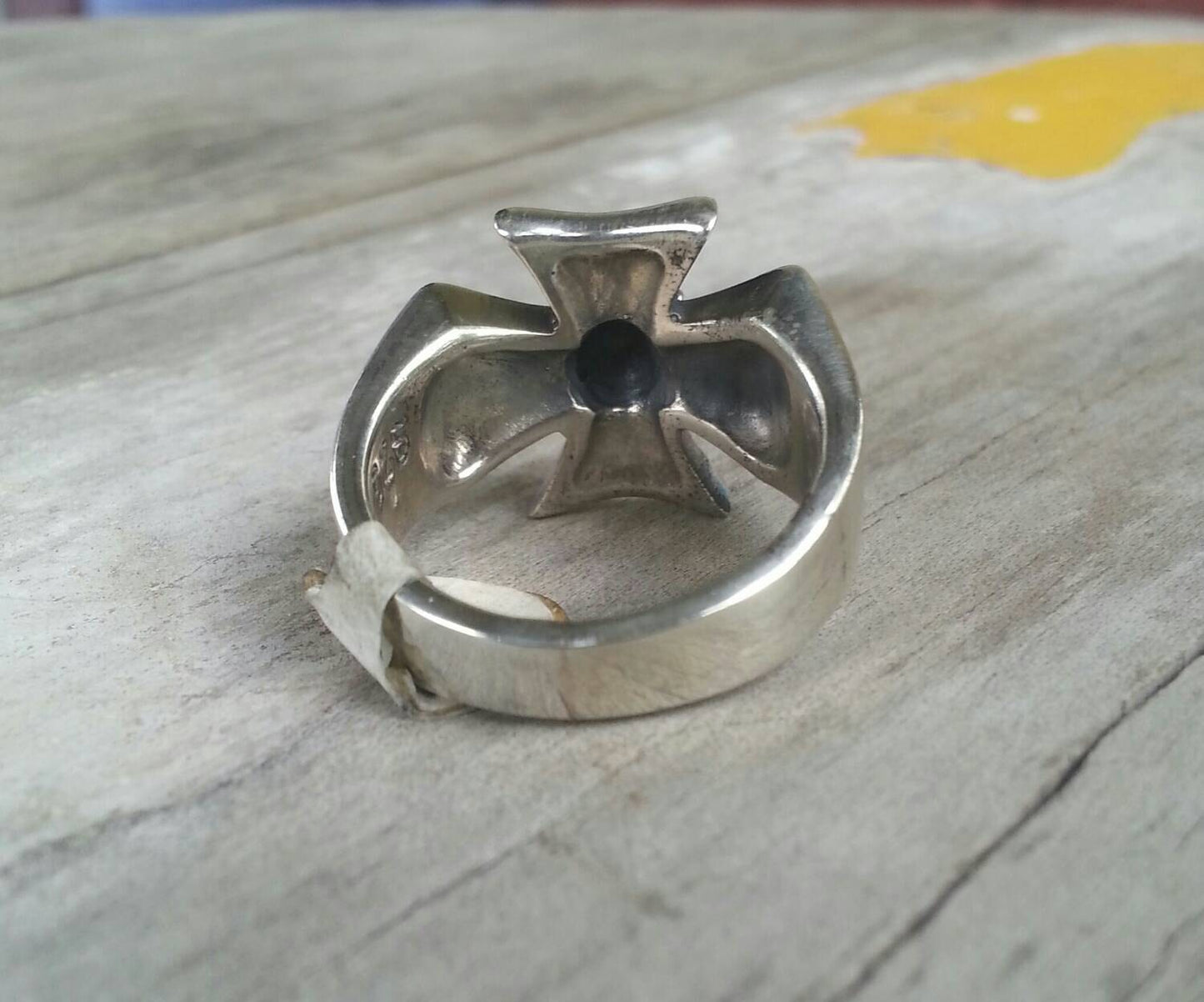 Skull cross ring, ,even cross,sterling silver,handmade,steampunk,gothic, punk,large silver ring,cross,biker,hipster,grunge