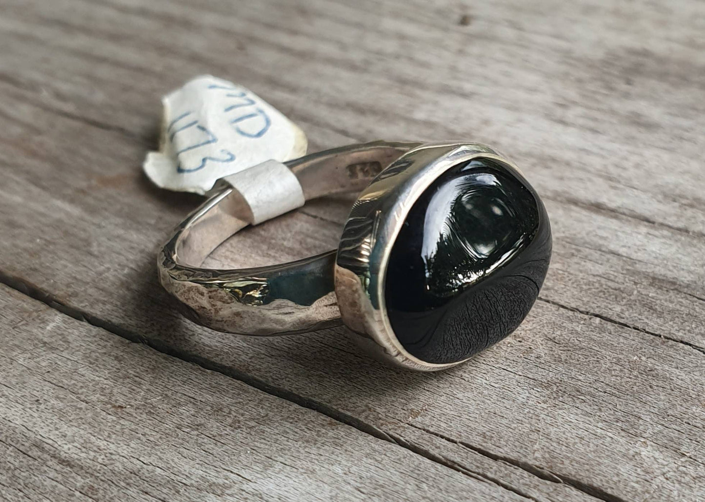 Onyx ring,sterling silver,handmade,boho,gypsy,bespoke onyx band